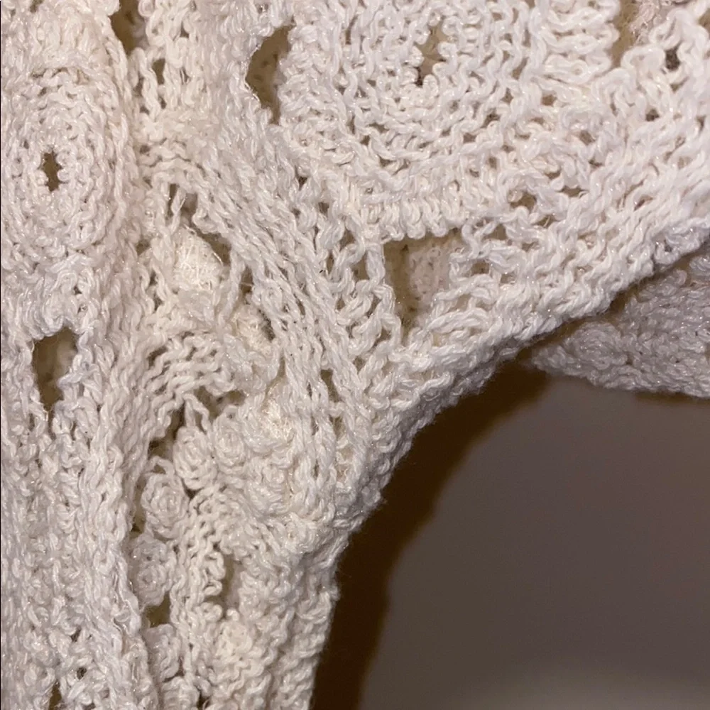 Zara Small White Lace Blouse - Picture 7 of 9
